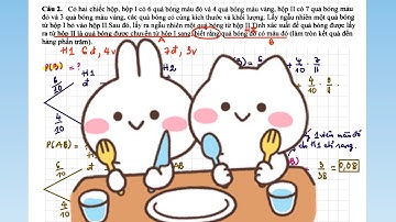 Tính xs để qbóng được lấy ra từ hộp II là quả được chuyển từ hộp I sang, biếtrằng quả đó có màu đỏ