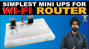 DIY MINI UPS FOR WI-FI ROUTER AT HOME | SIMPLE AND USEFULL ELECTRONICS PROJECTS
