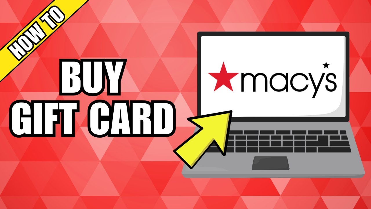 A screenshot of a YouTube video titled 'How to Add Macy's Gift Card'