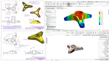 Solidworks Tutorial: Solidworks Model Mania 2020 Phase-1 and Phase-2 with Simulation