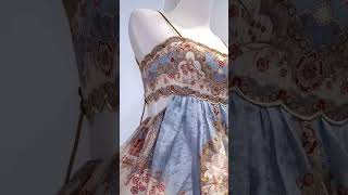 Blue layers cake dress #summerdress #beachstyle #holidaywear #islandstyle #highend #premiumquality