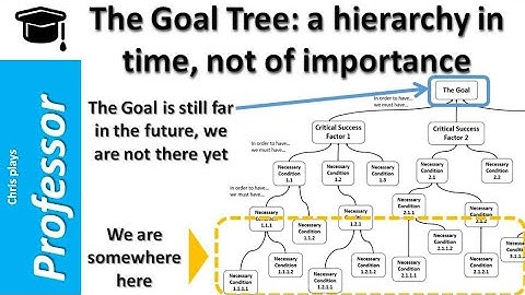The Goal Tree: a hierarchy in time, not of importance