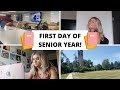 FIRST DAY OF SENIOR YEAR VLOG | COLLEGE SENIOR DAY IN THE LIFE