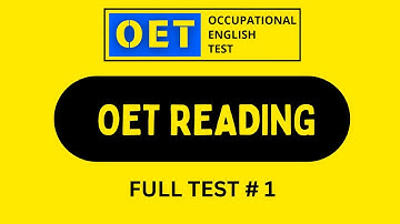 OET Reading Full Test: Post-Operative Nausea and Vomiting (PONV) - OET Online Classroom