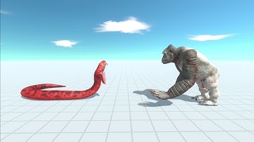 REMASTERED TITANOBOA vs EVERY UNIT - Animal Revolt Battle Simulator