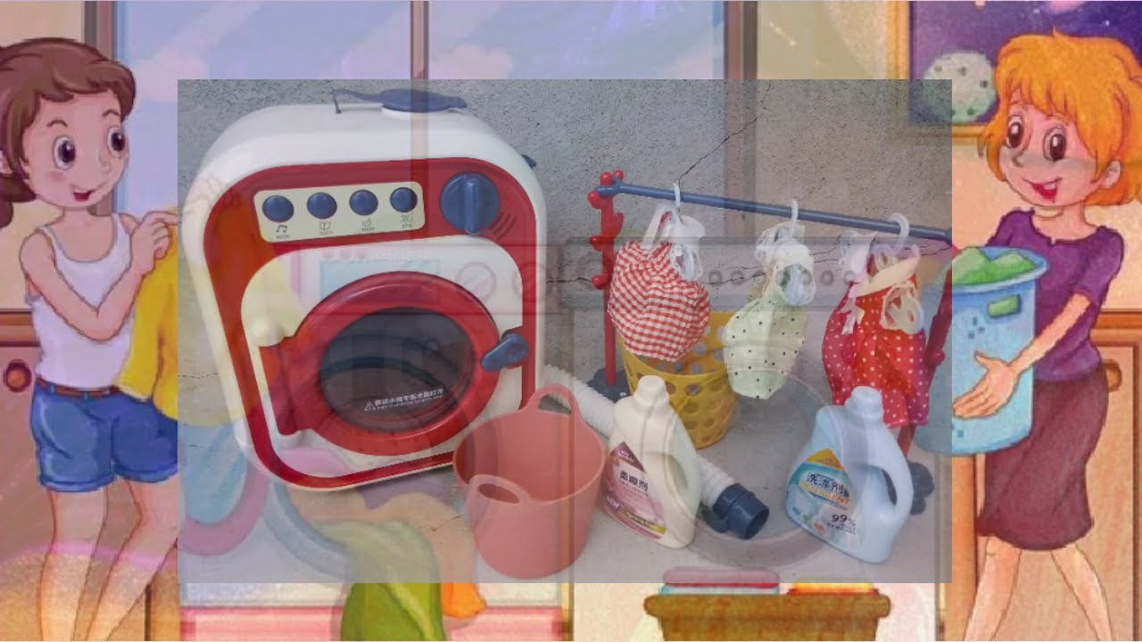 4 Minutes Satisfying Video Mini Washing Machine ASMR YouTube