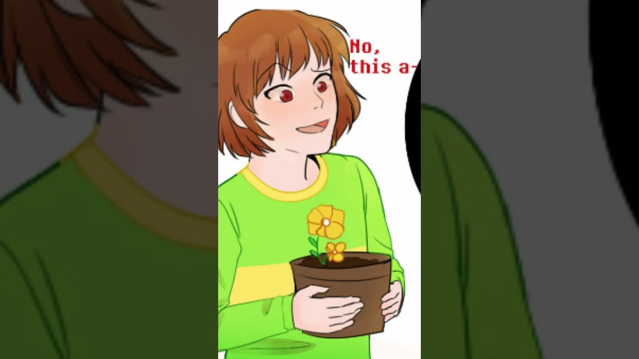 Frisk catches Chara with a WEED! Undertale comic dub! 