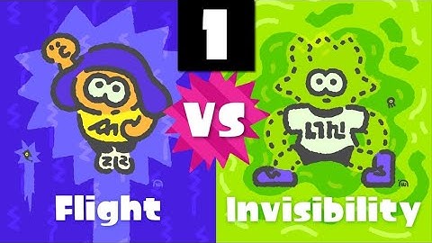 Splatoon 2 | Splatfest #3 [Part 1] | Flight Vs. Invisibility | Which Super Power is Superior?