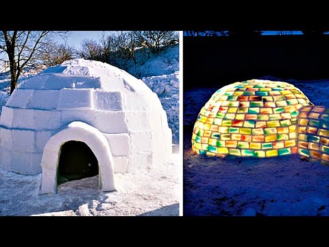 Почему в домах изо льда тепло, если они изо льда
