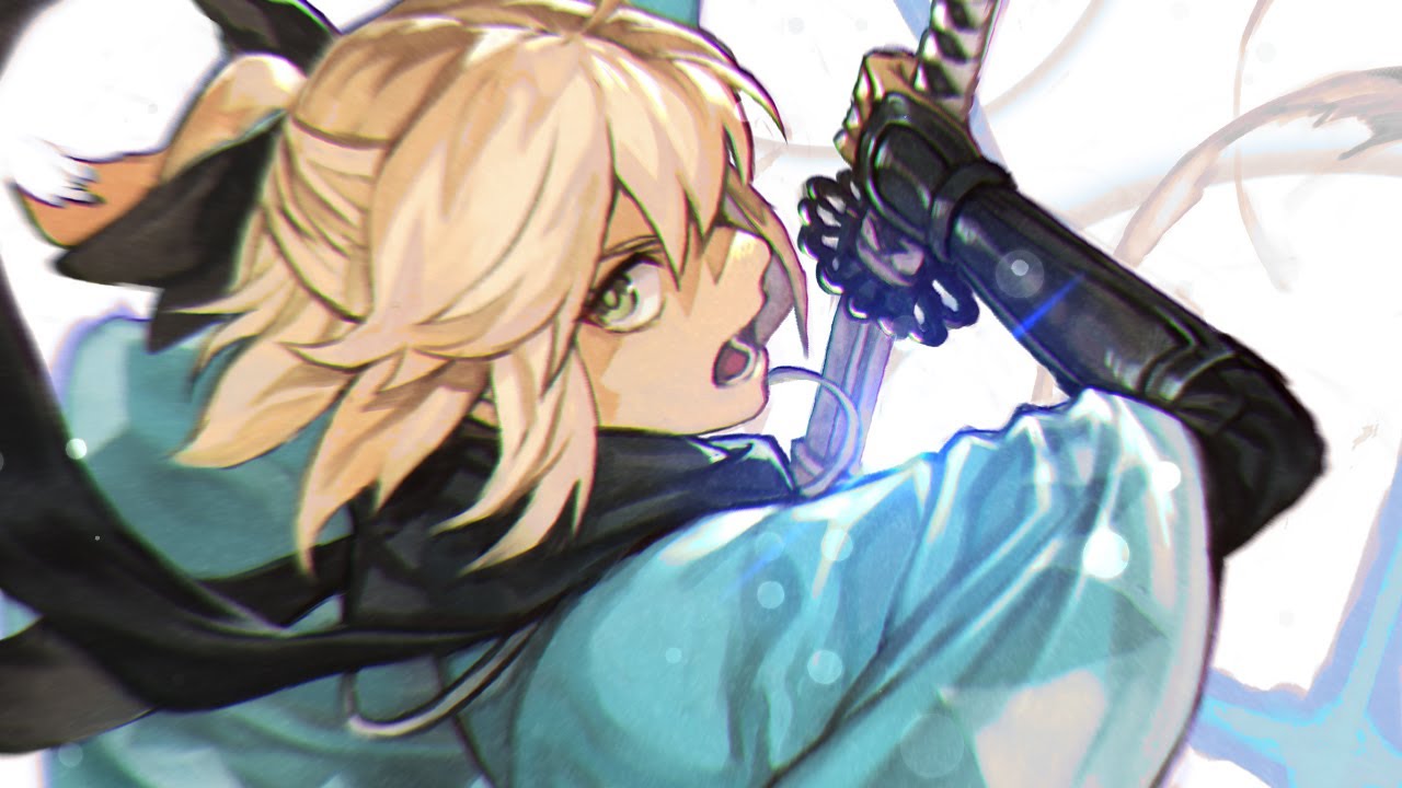 speed paint - Okita Souji fate - YouTube