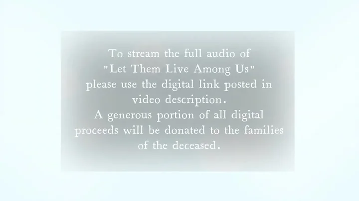 "Let Them Live Among Us" Song for Uvalde by Rebecc...