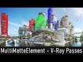 Multimatteelement  vray passes  rendermask free plugin