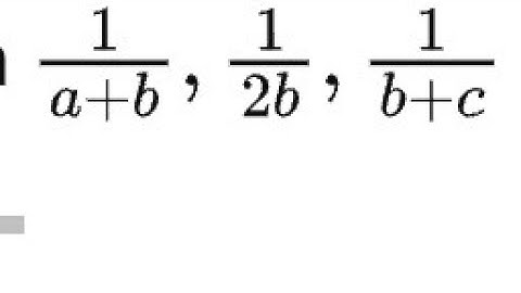 If  a, b, c are in G.P., prove that 1/(a + b), 1/(2b), 1/(b + c) are in A.P.