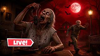 granny scary house live | grandpa is also in granny house #shorts #gaming  #live