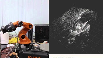 KB Avrora. 3D mapping with 2D lidar. KUKA robot