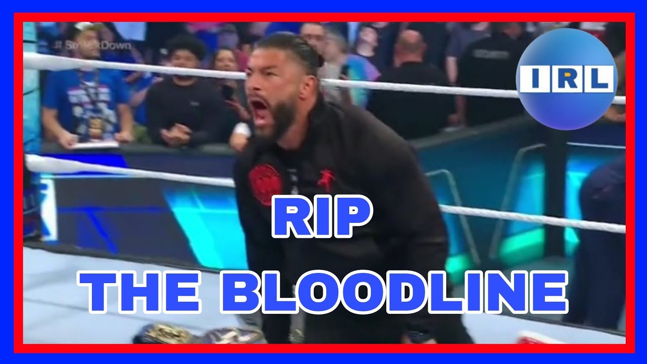 RIP The Bloodline #wwe #smackdown - YouTube