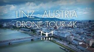 DRONE TOUR OF LINZ, AUSTRIA IN 4K