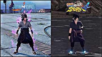 Sasuke Comparison | Jump Force vs Naruto Ultimate Ninja Storm 4