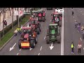 Πορεία αγροτών με τρακτέρ στη Μαδρίτη