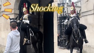 Drunk Man Touched the King’s guard horse, This Happened!!!!