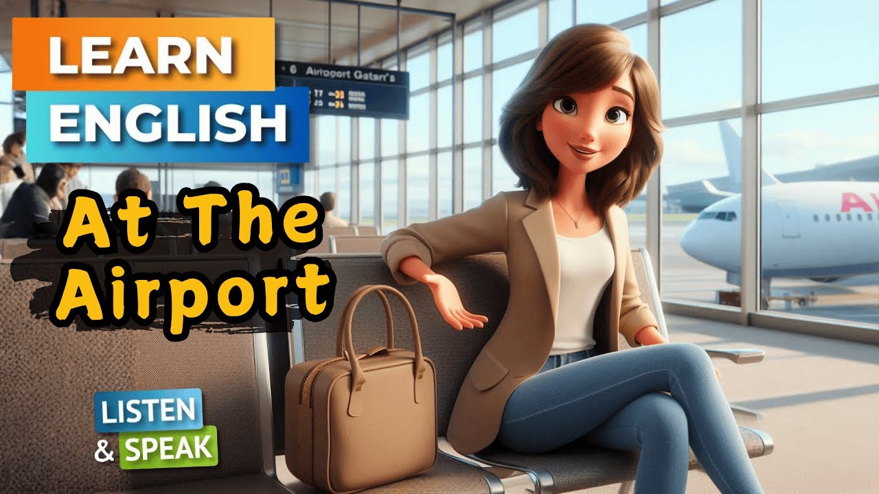 English Conversation at the Airport | English Listening Skills - Speaking Skills