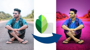 Amazing Snapseed Pink Color Effects | Snapseed Tutorial | Snapseed Photo Editing..