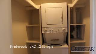 Visconti at Camelback | Priderock Floorplan |  2x2 1213 sqft