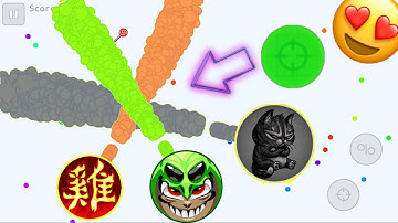 DUO TAKEOVER + REVENGE! ~ MACRO BUTTON~(AGAR.IO MOBILE)