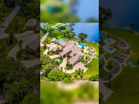 Billionaire $4.5 Million Dollar Luxury Waterfront Mansion Mount Dora, Florida 6Bed 7Bath 11,000 sqft