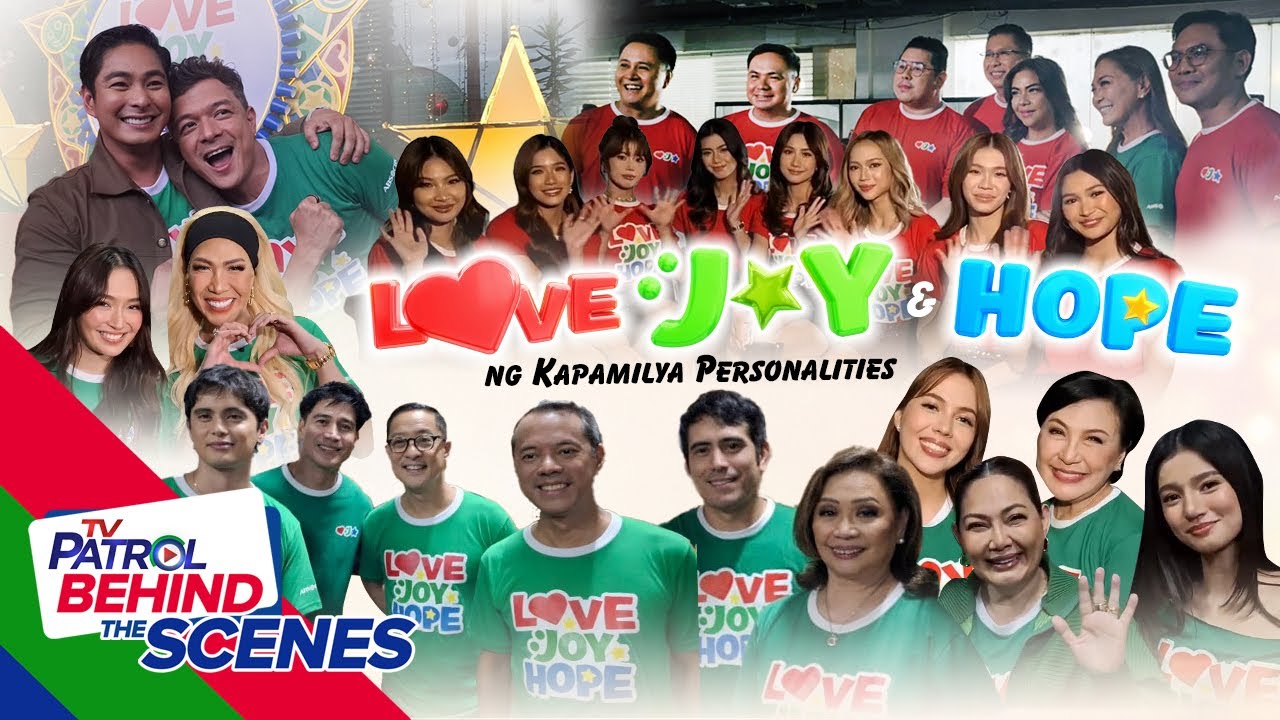 TVP BEHIND-THE-SCENES: Mga ganap sa 2025 ABS-CBN Christmas ID shoot