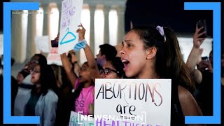 Activists gather after report SCOTUS will overturn Roe v. Wade  |  NewsNation Prime