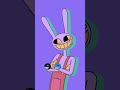 デジタルサーカスのジャックス。一瞬ラッキー画像が映ります。 #animation #digitalcircus #jax