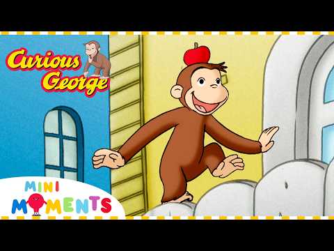 Don't Loose Your Balance! 🍎 | Curious George | Mini Moments