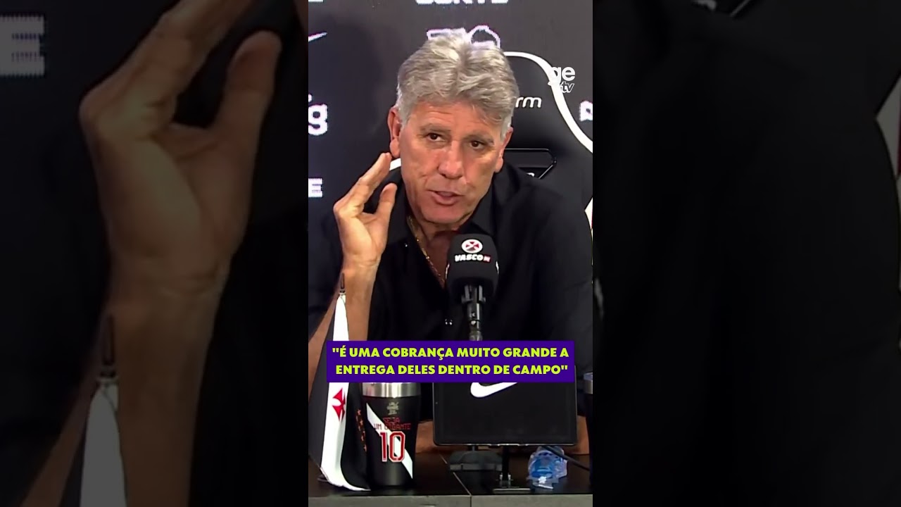 RENATO GAÚCHO É APRESENTADO NO VASCO | #shorts | ge tv