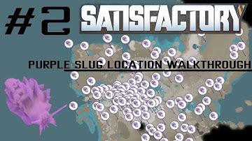 Purple Power Slug Locations Walkthrough (Western Power Slugs) - Satisfactory Tutorial #2