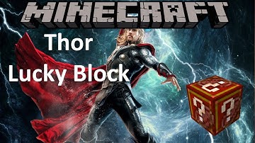 MINECRAFT: THOR LUCKY BLOCK MOD (1.8.9 MOD SHOWCASE)