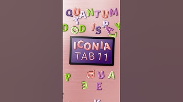 Play with Iconia Tab 11