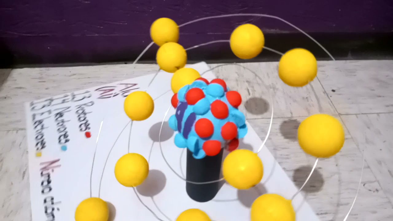 Maqueta del modelo atómico do Bohr (ALUMINIO) - YouTube
