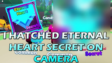 I HATCHED THE NEW ETERNAL HEART SECRET ON CAMERA - Roblox Mining Simulator 2
