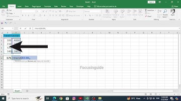 The Excel Trend Function tricks and tips #exceltips #tutorial #focusinguide #shortvideo
