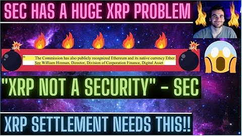 BREAKING! SEC Has a BIG problem!!! XRP