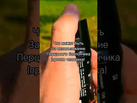 что может быть за использование перцового баллончика #shorts #оружие