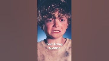 This kid nailed his audition  👏👏👏 #jawdropping #acting #kids #video #thriller #movie