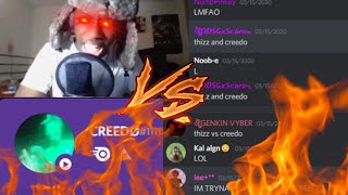 CREEDO & THIZZ VS. EVERYBODY [DISCORD PACKING] [FACECAM!!!]