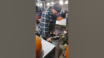 manual honey extractor powered by Wyatt