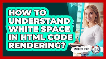 How To Understand White Space In HTML Code Rendering?