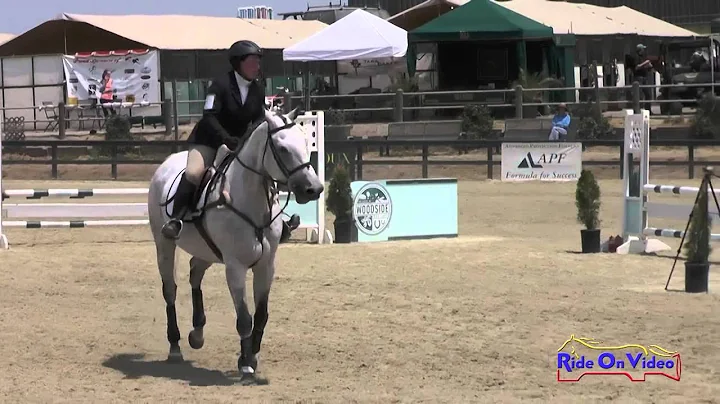 270S Natasha Kaplan on Zanz JR Beginner Novice Show Jumping Woodside August 2015