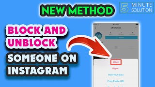 How to block someone on Instagram 2023 | unblocking someone on instagram