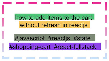 how to add items to the cart without refresh in reactjs