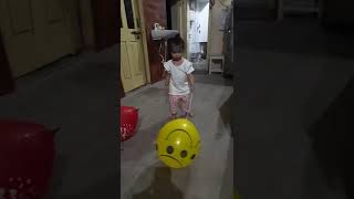 Ivanshika Playing With Balloons